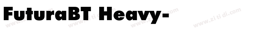 FuturaBT Heavy字体转换